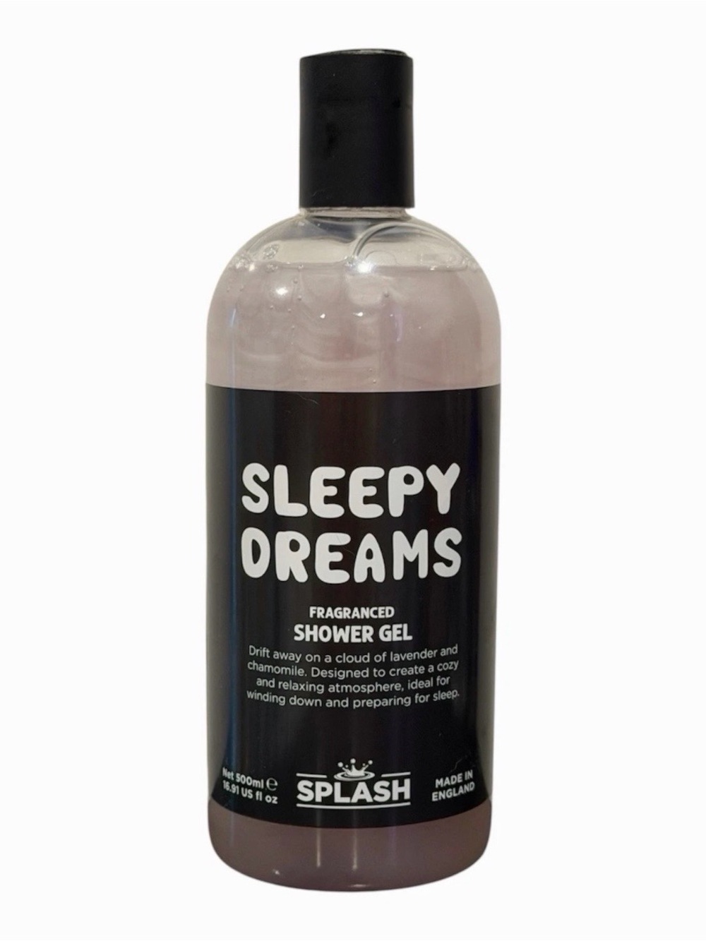 Splash Sleepy Dreams Shower Gel 16.9oz Lavender Chamomile England Sealed Rare
